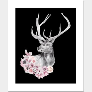 Floral Wild Llama Head Animal Spirit Costume Wildlife Rescue Posters and Art